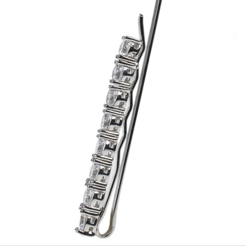 Kenneth Jay Lane CZ Hair Pins NEW - Picture 2 of 6